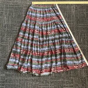 Vintage Roper Western Wear A-Line Midi Skirt Medium Y2K